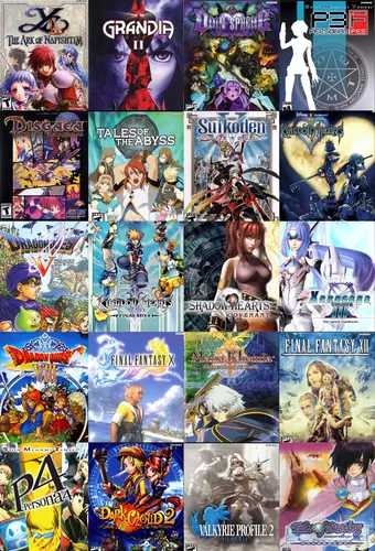 Jaquettes jeu JRPG